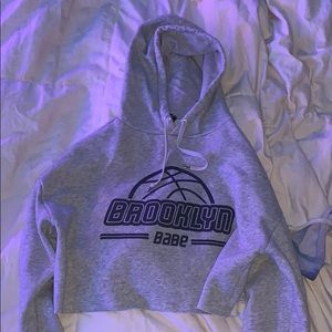 Cropped hoodie!
